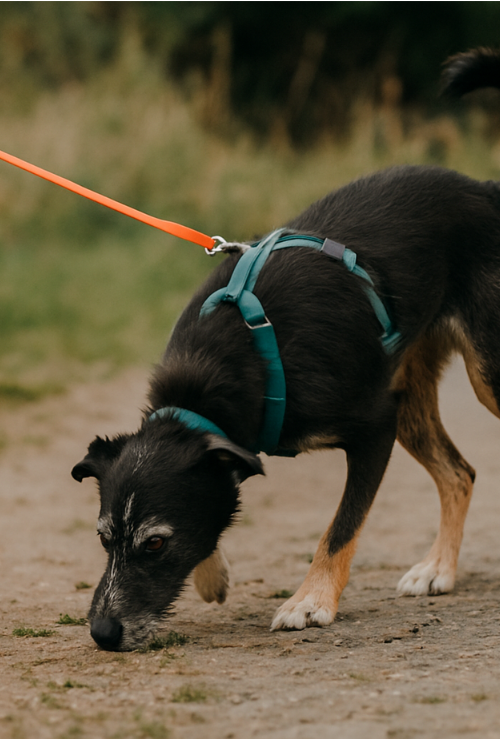 Hund macht Nasenarbeit - Mantrailing